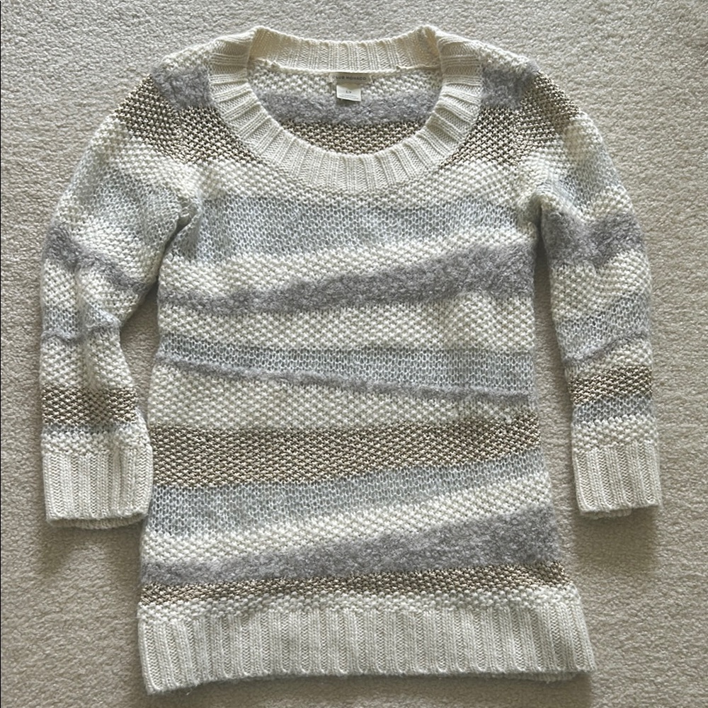 CLUB MONACO WOMENS Striped Knit Women's Sweater size S